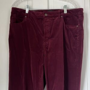 Bundle of 2 Talbots Straight Leg Corduroy Pants, 14L